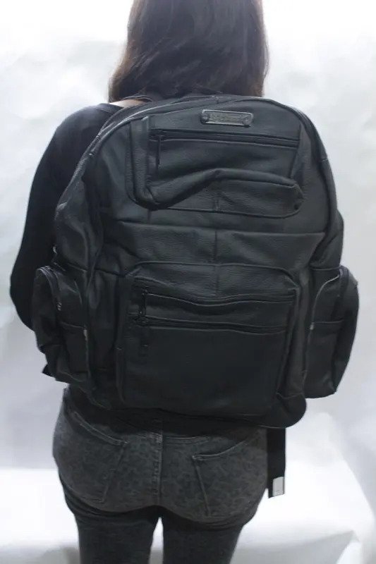 Mochila de Piel 100% Expandible