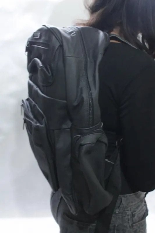 Mochila de Piel 100% Expandible