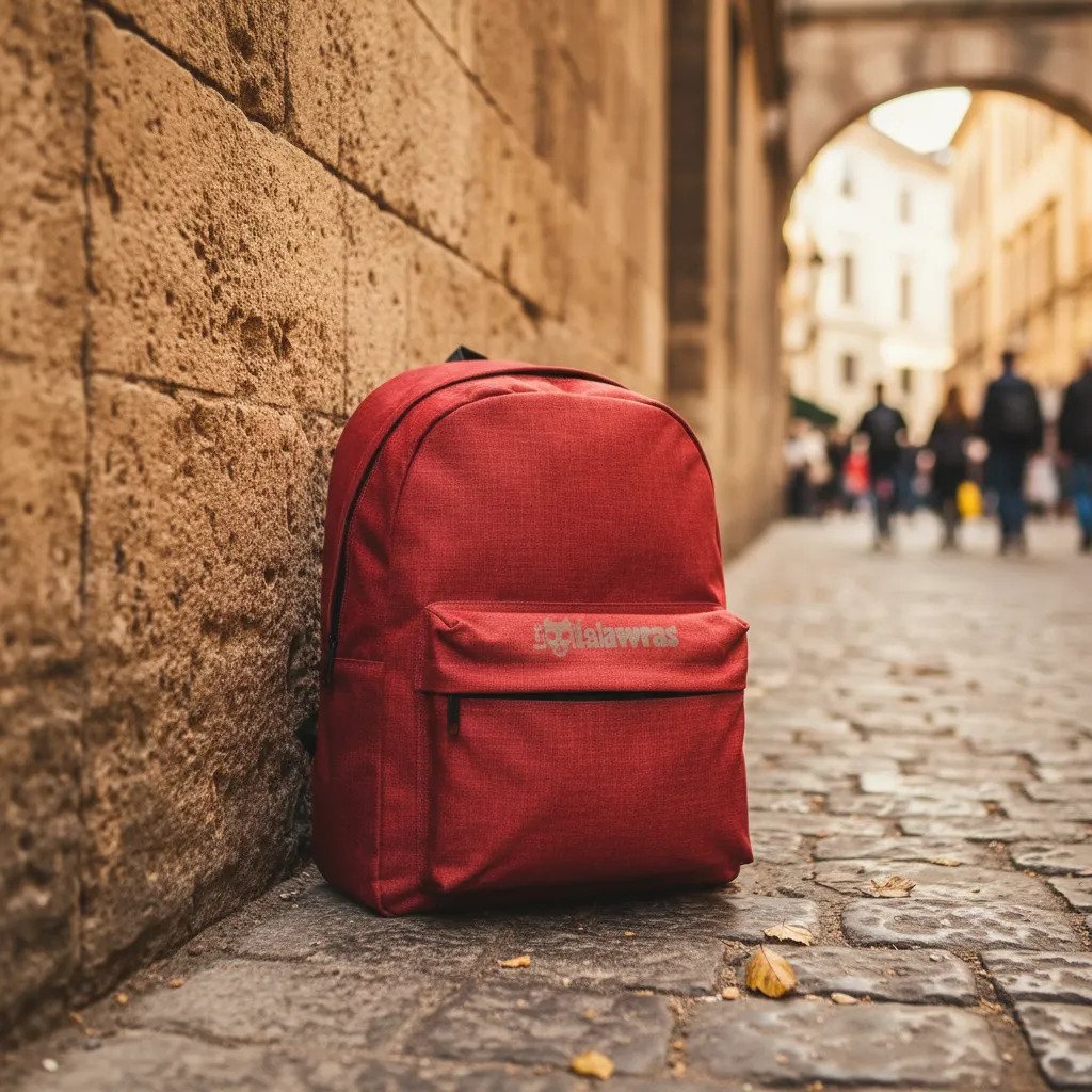 Mochila de Viaje Uso Rudo Las Kalaveras Rojo