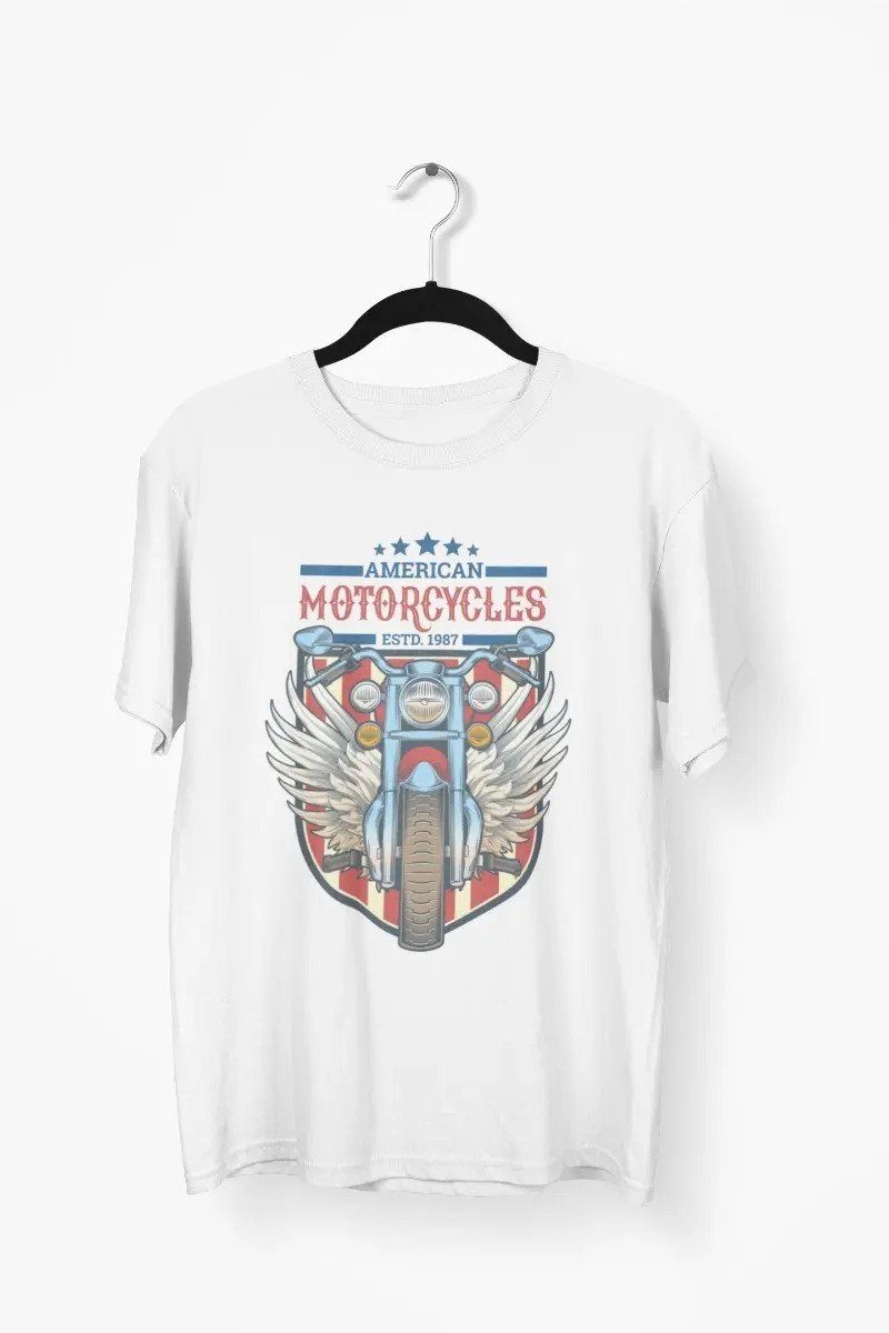 Playera Colección Motos Vintage Bikers 1 · American Motorcycles