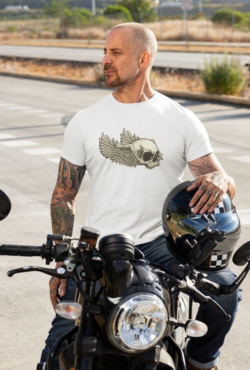 Playera Colección Calaveras - Calavera con Alas