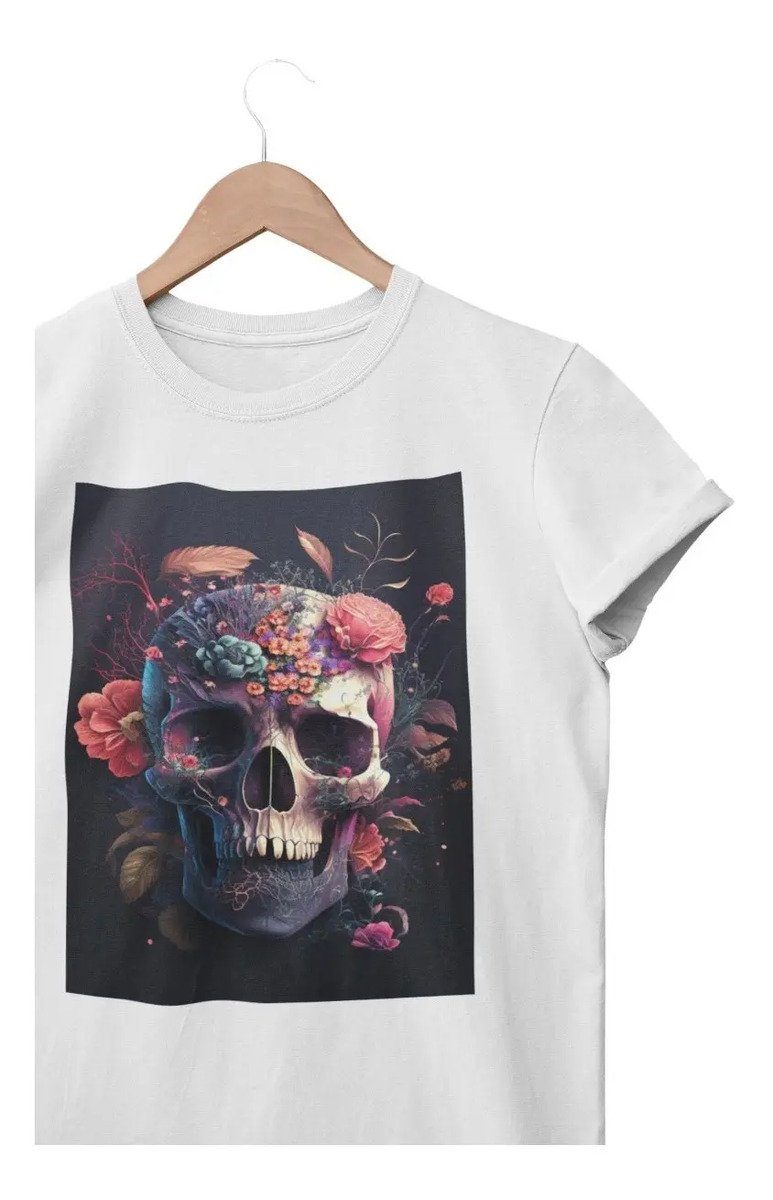 Playera Colección Calaveras - Calavera Floral