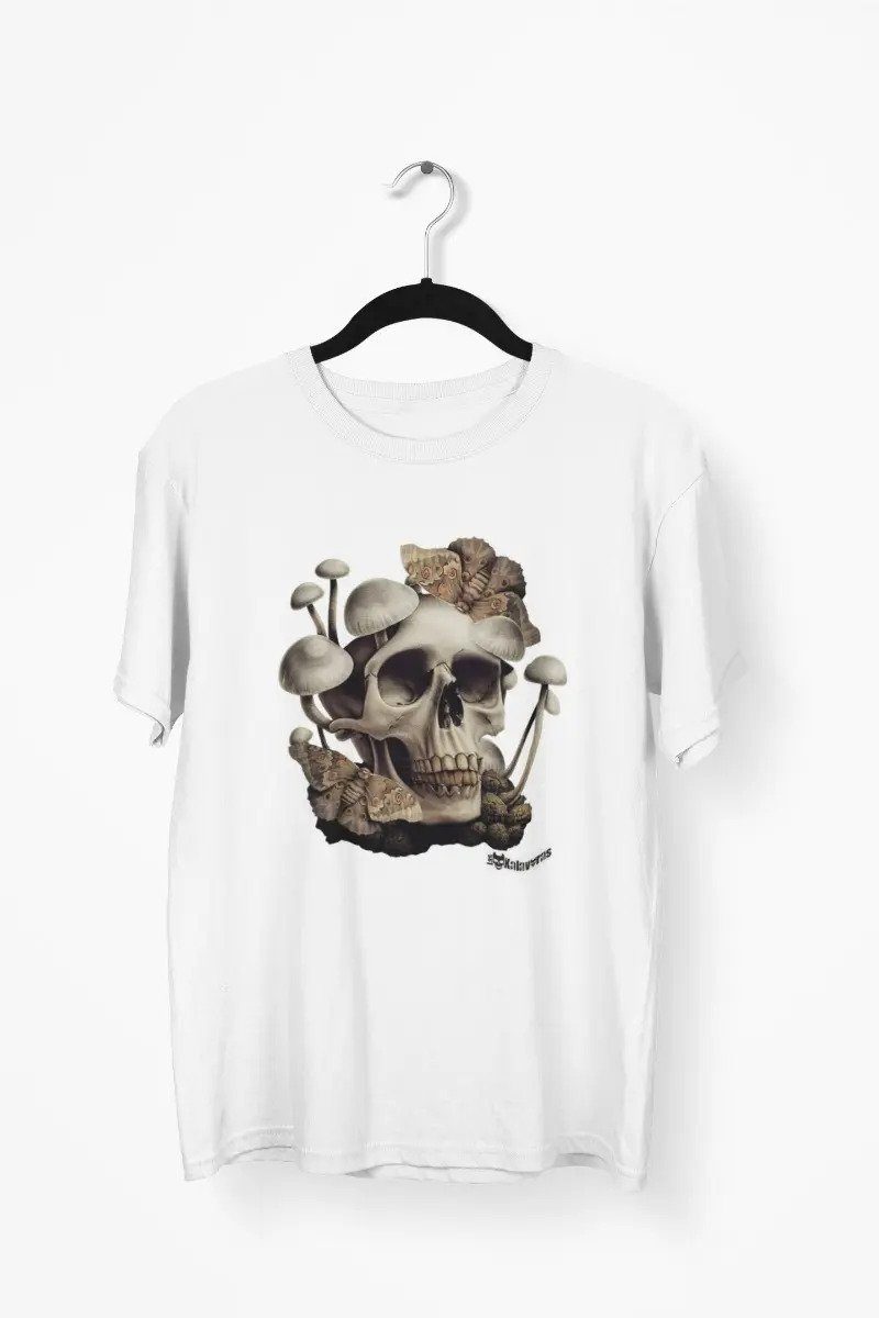 Playera Colección Calaveras - Cráneos Calavera Hongos