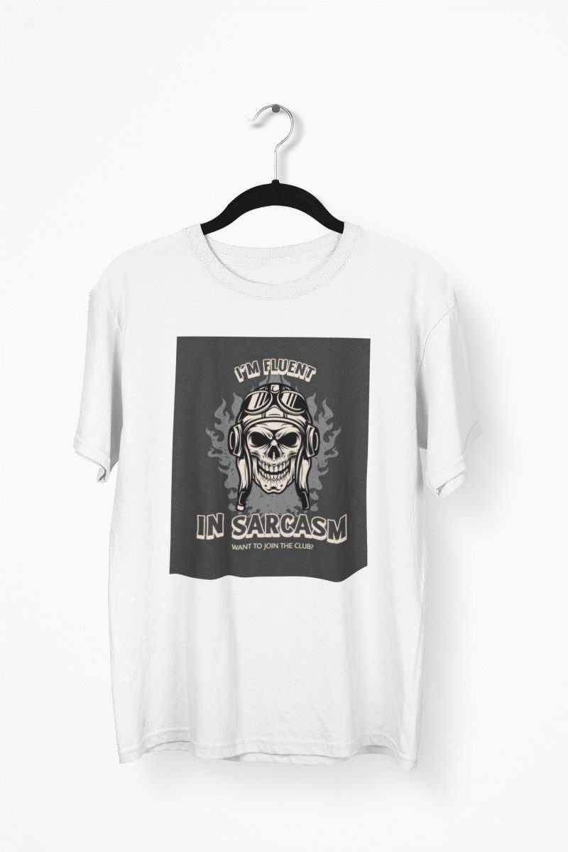 Playera Colección Calaveras Biker Calavera Sarcasmo