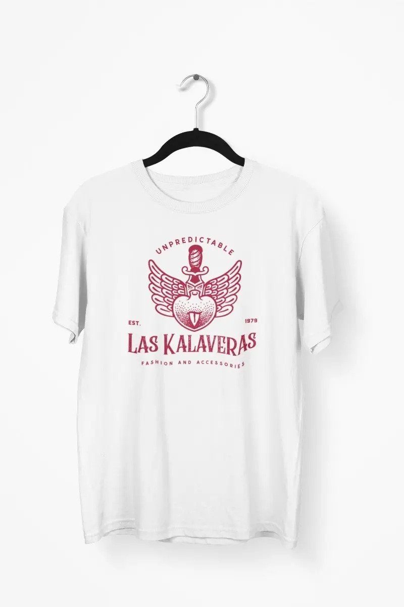 Playera Colección Las Kalaveras Kalaveras 2 · Calavera con Alas y Daga