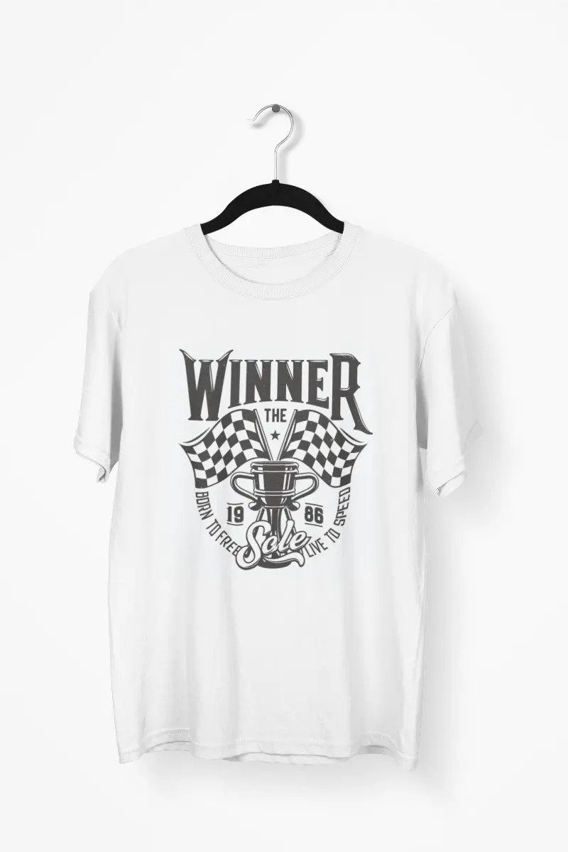 Playera Colección Motos Vintage Leyenda 3 · Winner