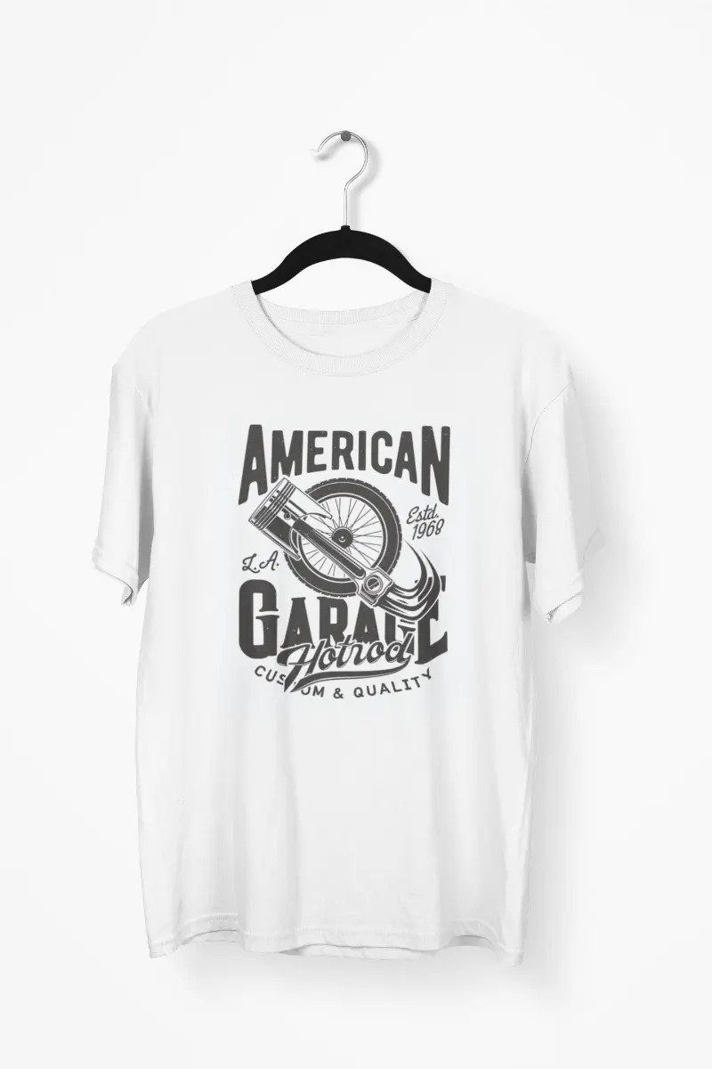 Playera Colección Motos Vintage Leyenda 4 · American Garage