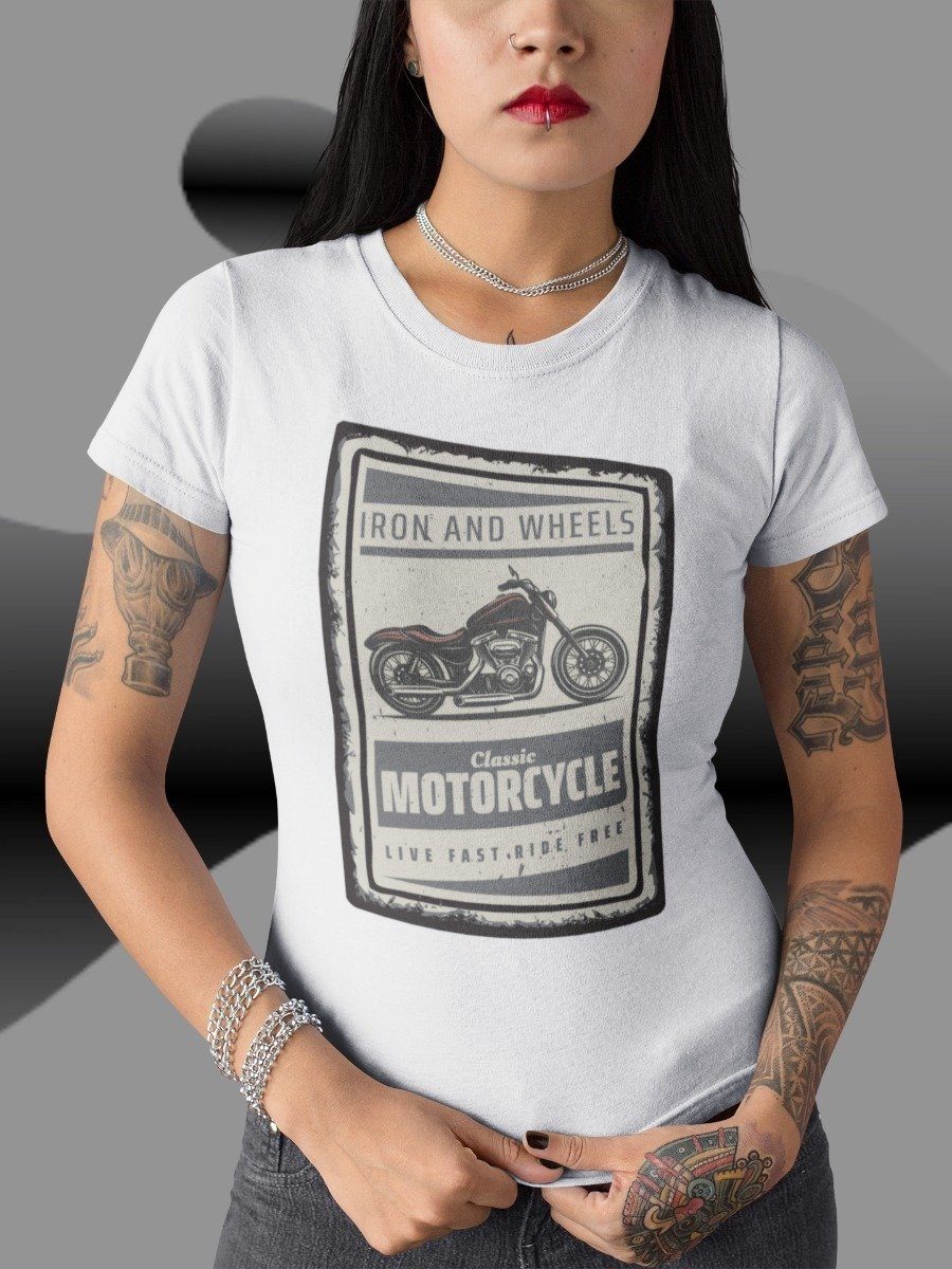 Playera Colección Motos Vintage