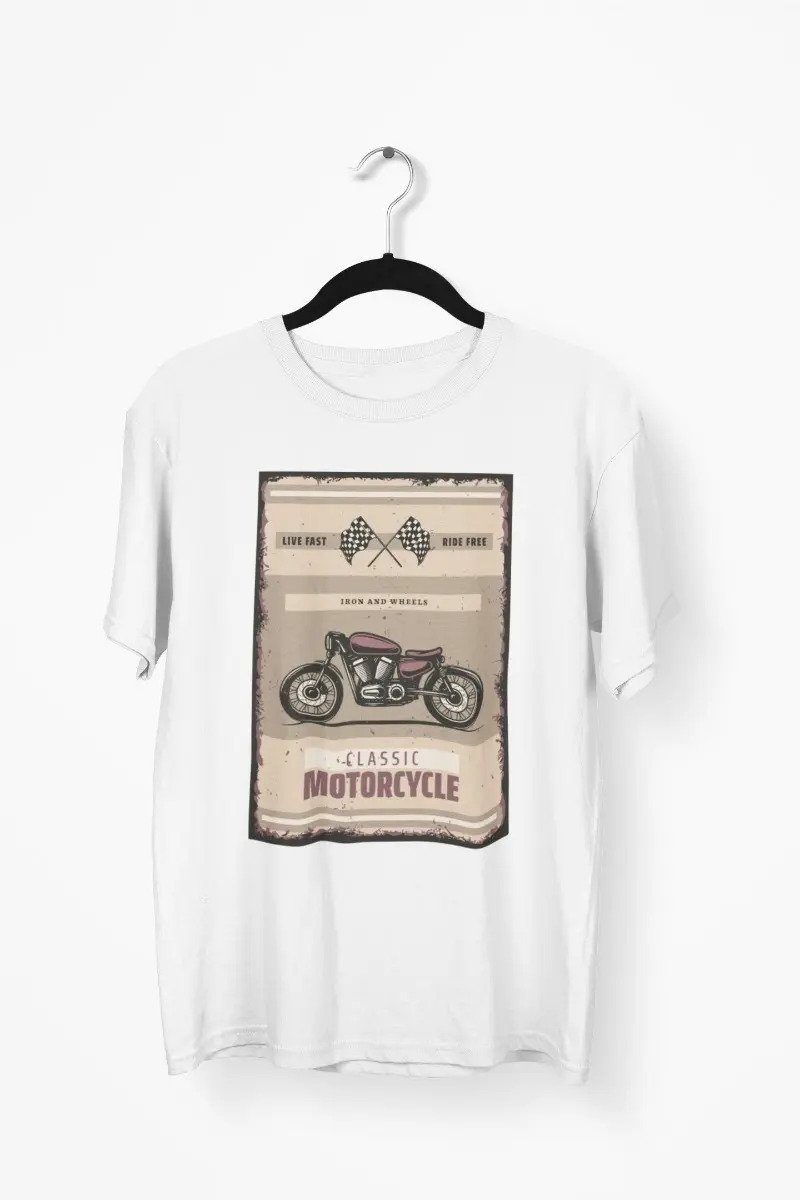 Playera Colección Motos Vintage Moto 2 · Classic Motorcycle