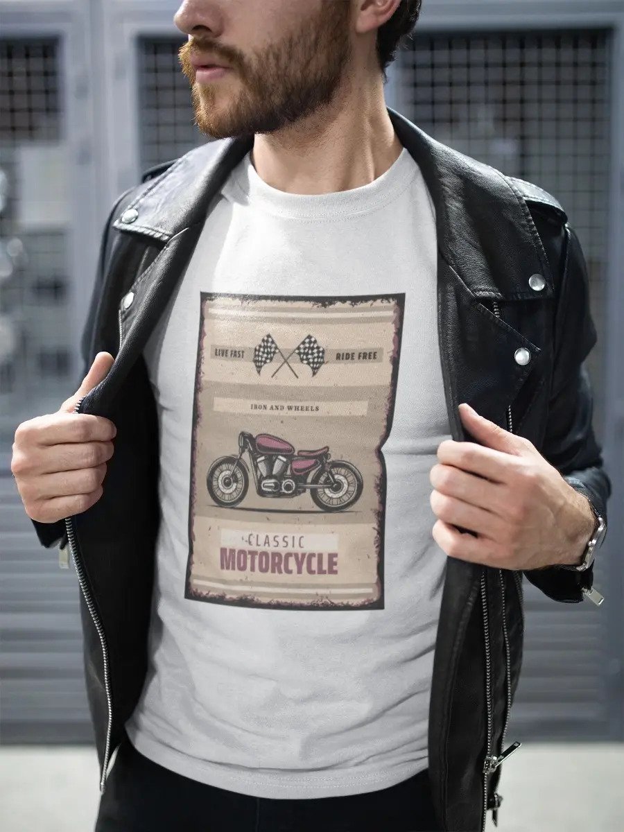 Playera Colección Motos Vintage - Moto 2 · Classic Motorcycle