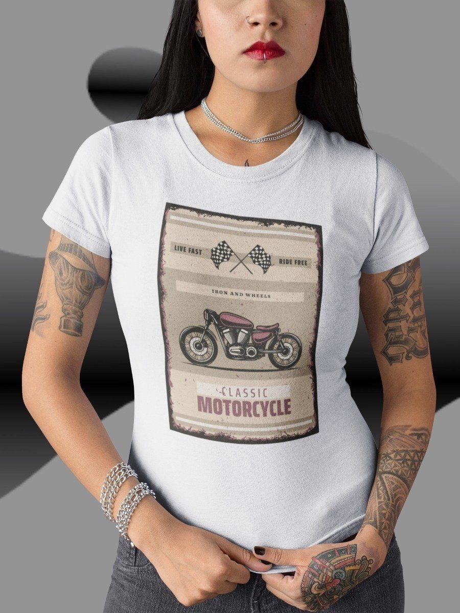 Playera Colección Motos Vintage - Moto 2 · Classic Motorcycle