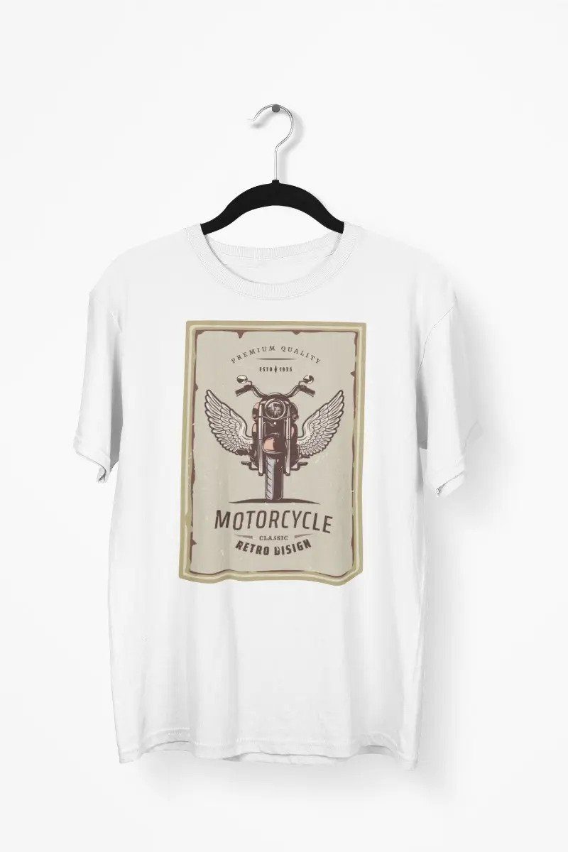 Playera Colección Motos Vintage Moto 3 · Retro Vision