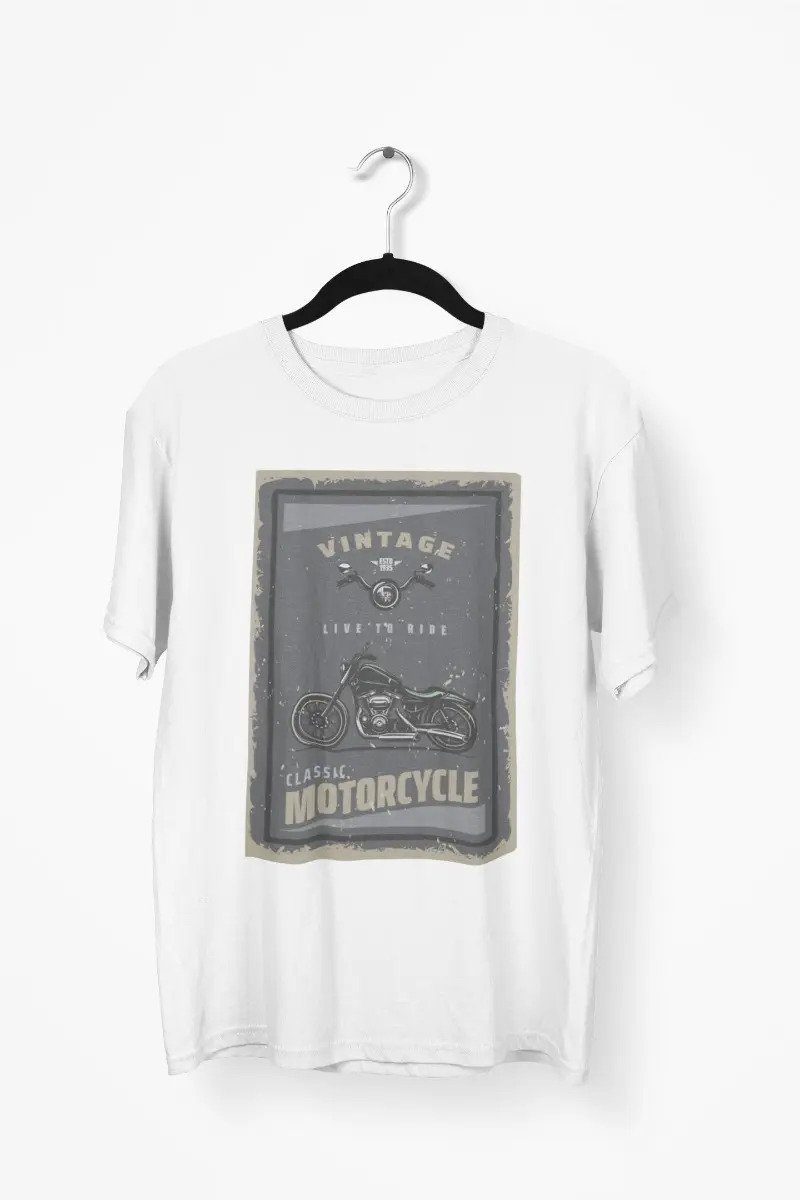 Playera Colección Motos Vintage Moto 5 · Vintage