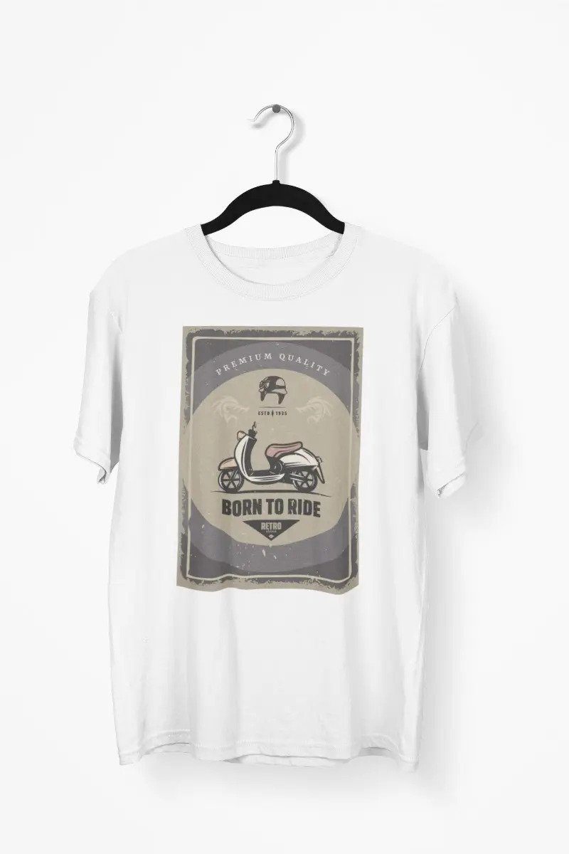 Playera Colección Motos Vintage Moto 6 · Born to Ride
