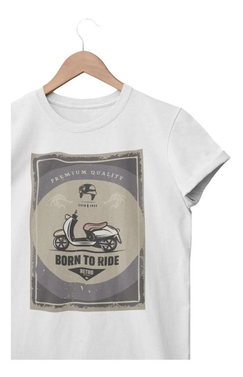 Playera Colección Motos Vintage - Moto 6 · Born to Ride