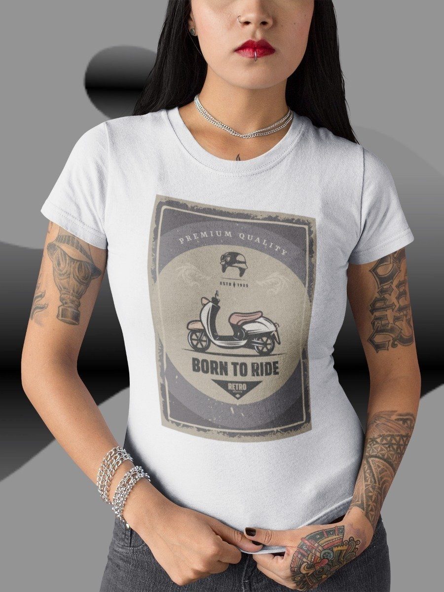 Playera Colección Motos Vintage - Moto 6 · Born to Ride
