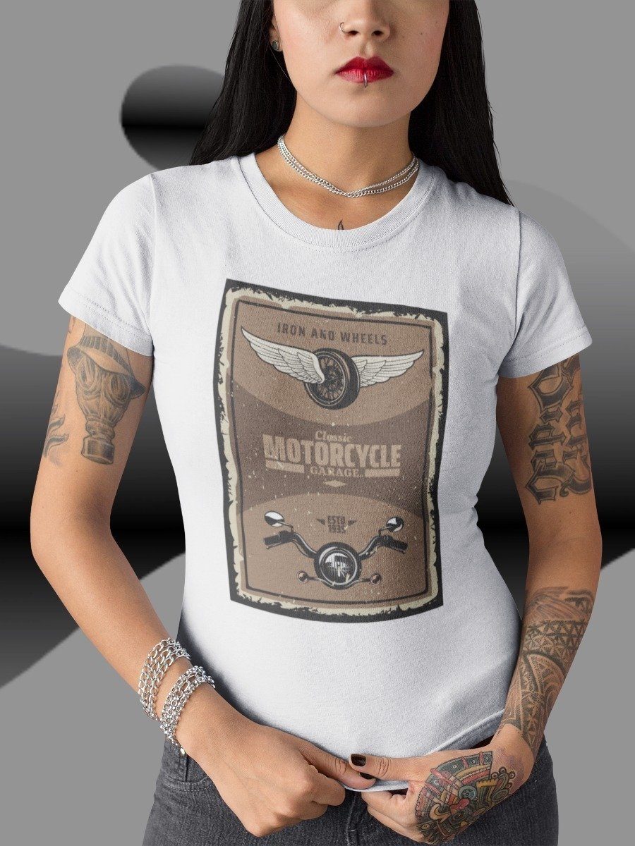 Playera Colección Motos Vintage - Moto 7 · Iron and Wheels Alas