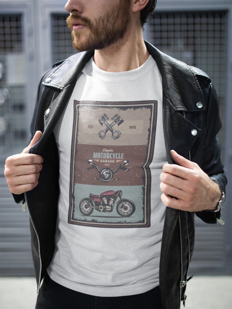 Playera Colección Motos Vintage - Moto 8 · Garage