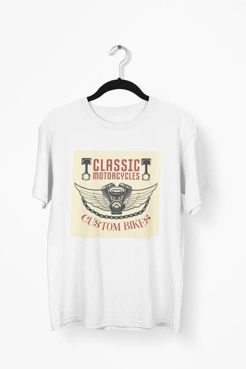 Playera Colección Motos Vintage Motor 1 · Classic Motorcycles