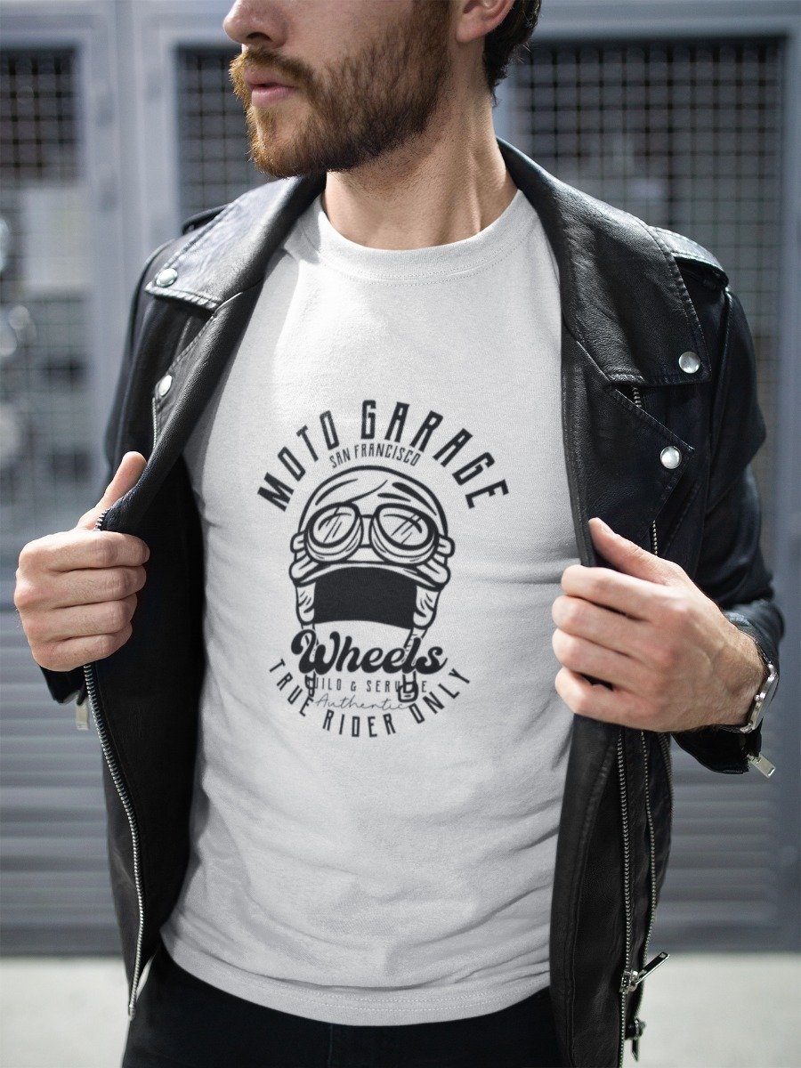 Playera Colección Motos Vintage - Motor 5 · Moto Garage