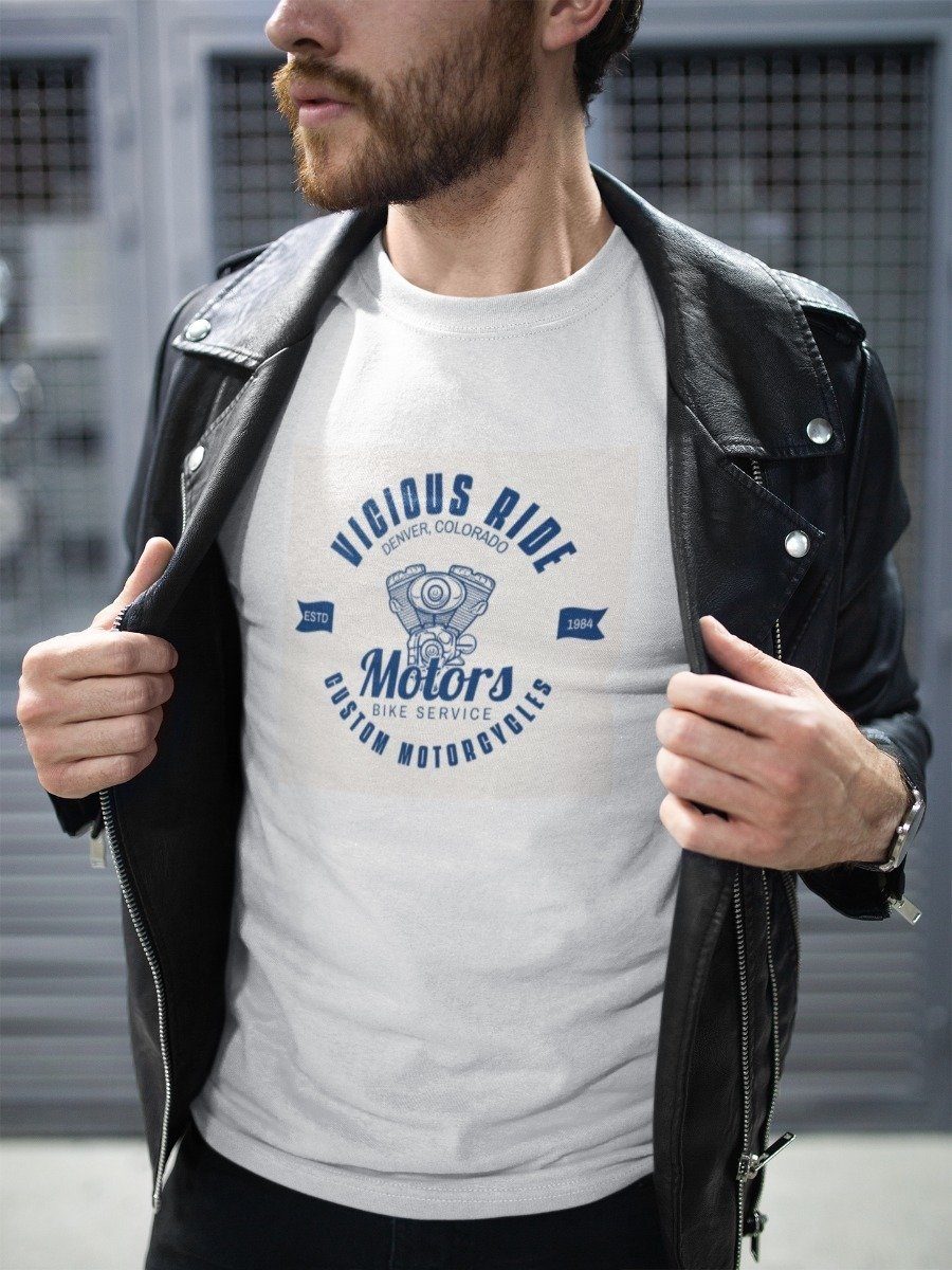 Playera Colección Motos Vintage - Motor 6 · Vicious Ride