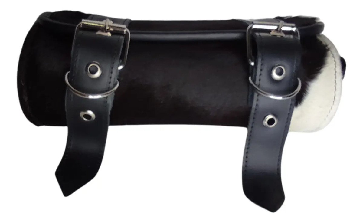 Portaherramientas de Piel de Vaca 25x15 cm - Negro