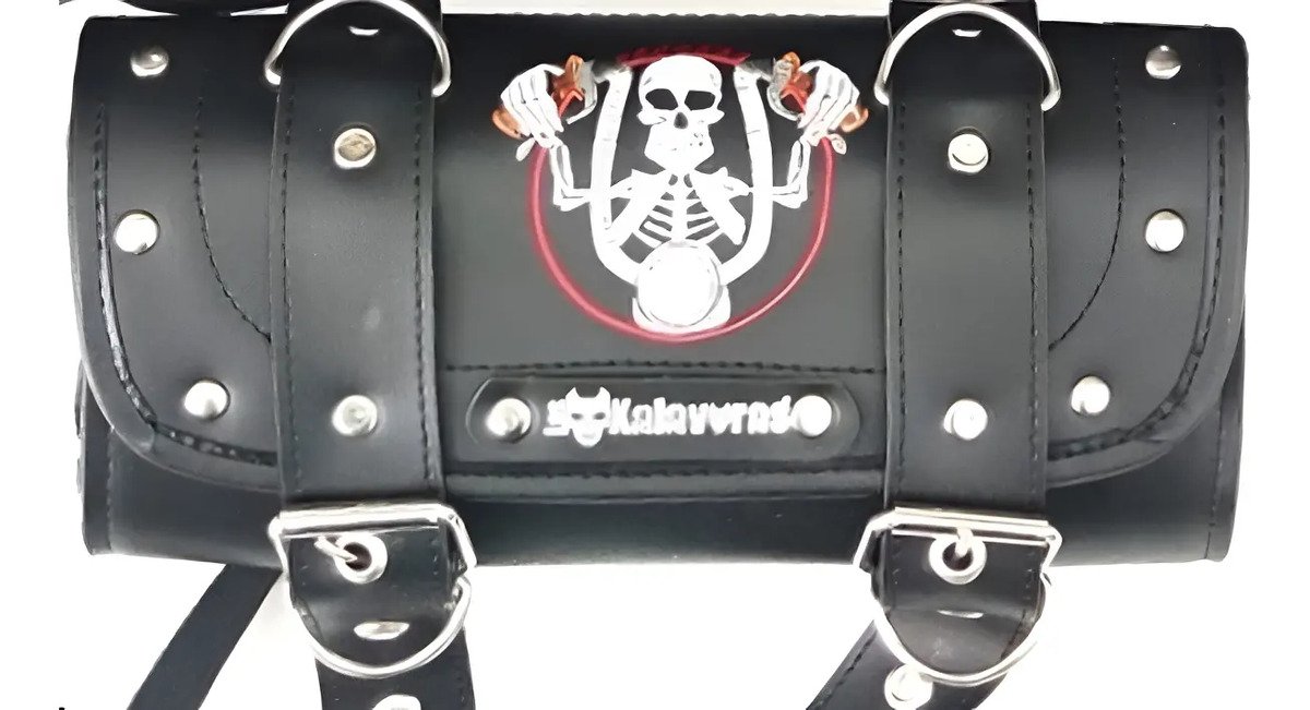 Portaherramientas Duro 25x15 cm con Sujetador Bordada motocicleta