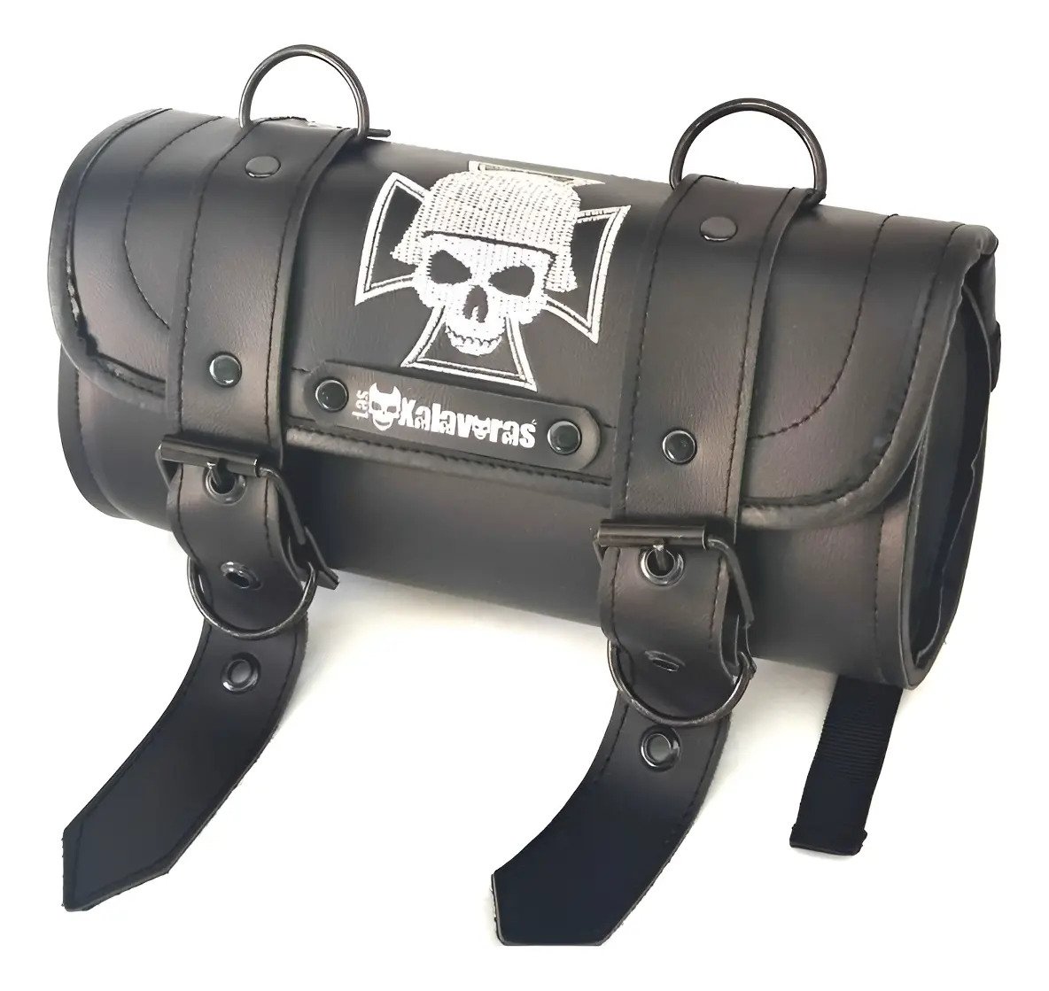 Portaherramientas Duro 25x15 cm con Sujetador Bordada cruzskull1