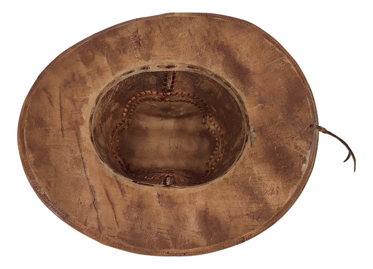 Sombrero Explorer Unisex 100% Piel - G 60-62 / Piel Medio