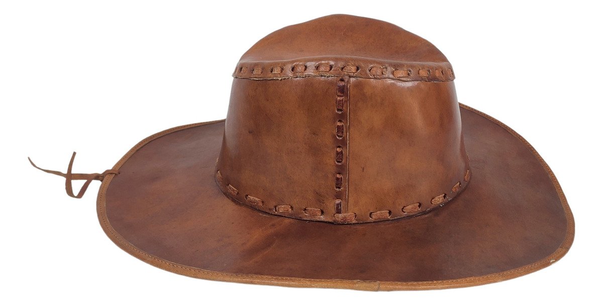 Sombrero Explorer Unisex 100% Piel - S 56-58 / Cafe obs