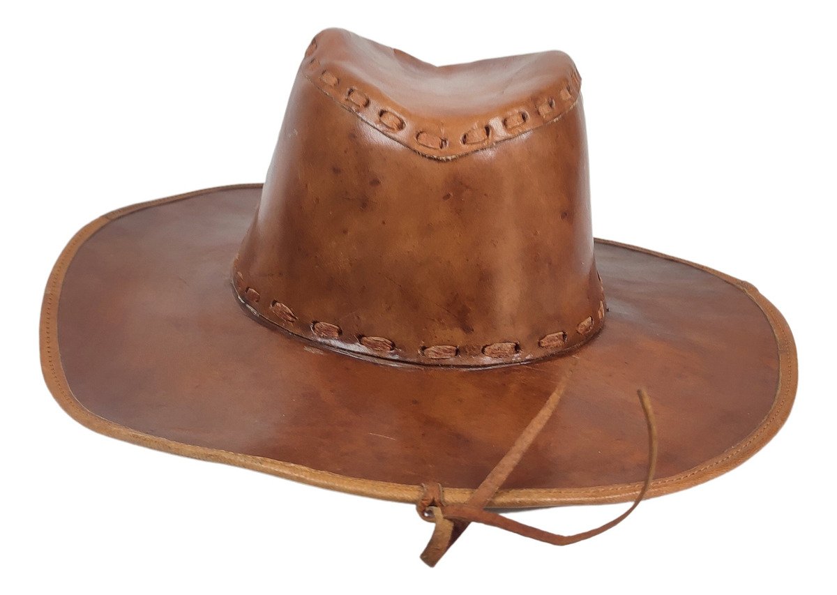 Sombrero Explorer Unisex 100% Piel - S 56-58 / Cafe obs