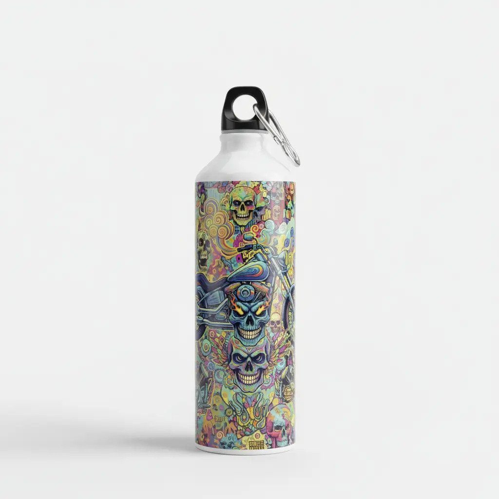 Termo de Metal 750 ml Las Kalaveras