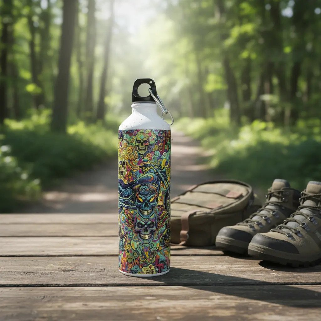Termo de Metal 750 ml Las Kalaveras