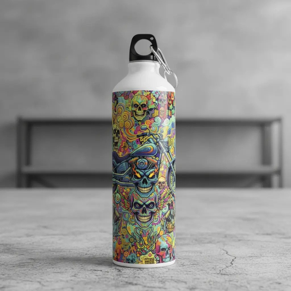 Termo de Metal 750 ml Las Kalaveras