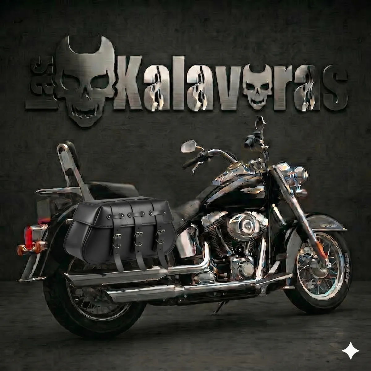 Alforjas ML3 Reforzadas + Portaherramientas Negra