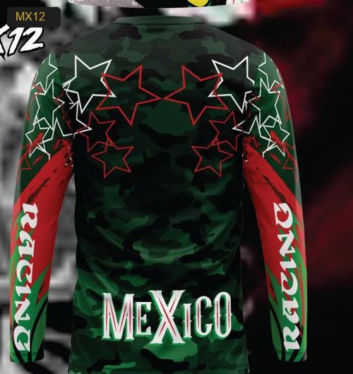 Playera Manga Larga Linea México - Modelo MX12