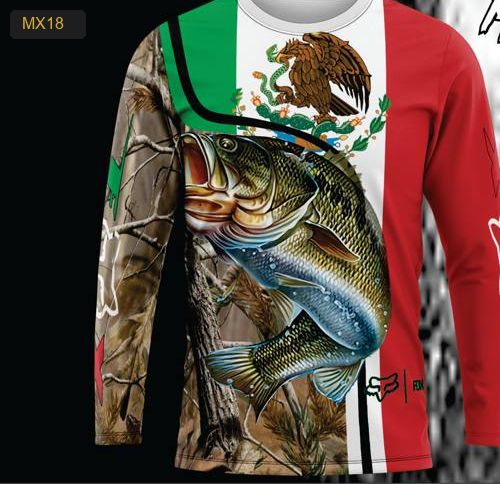 Playera Manga Larga Linea México Modelo MX18
