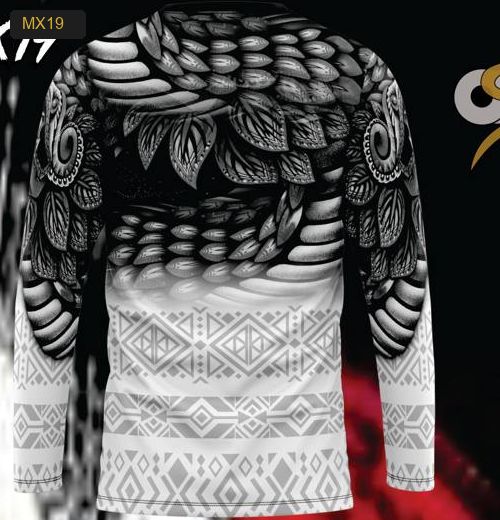 Playera Manga Larga Linea México - Modelo MX19