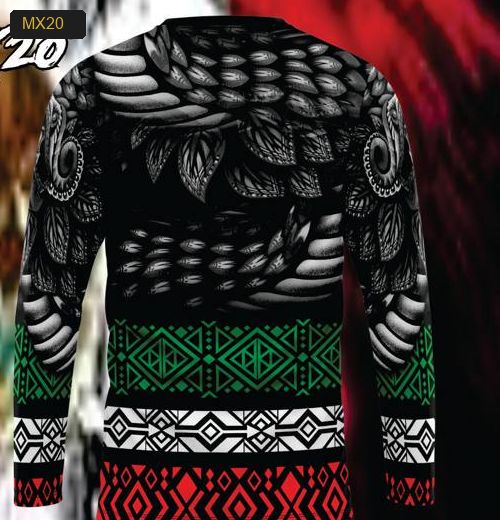 Playera Manga Larga Linea México - Modelo MX20