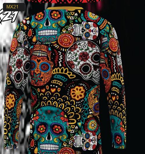 Playera Manga Larga Linea México - Modelo MX21