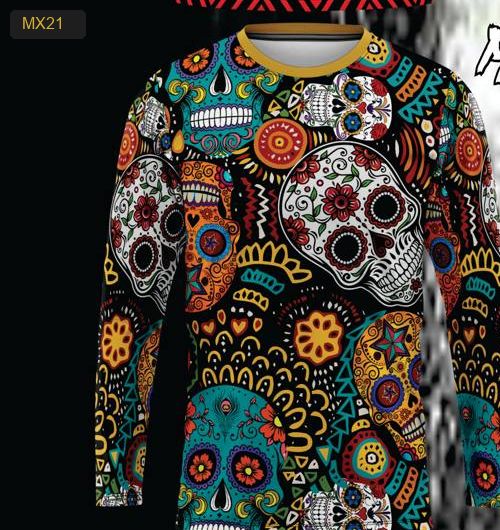 Playera Manga Larga Linea México Modelo MX21