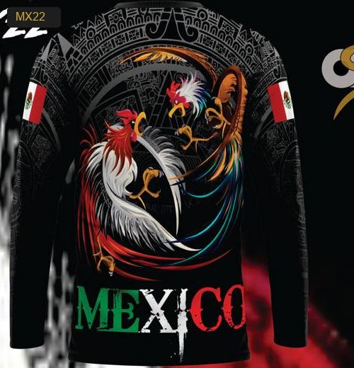 Playera Manga Larga Linea México - Modelo MX22