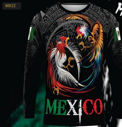 Playera Manga Larga Linea México Modelo MX22