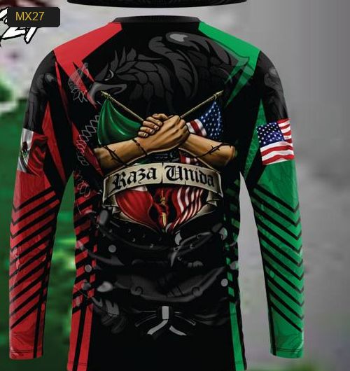 Playera Manga Larga Linea México - Modelo MX27