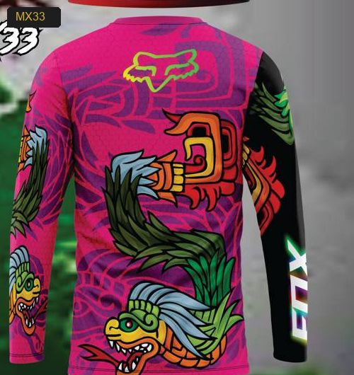 Playera Manga Larga Linea México - Modelo MX33