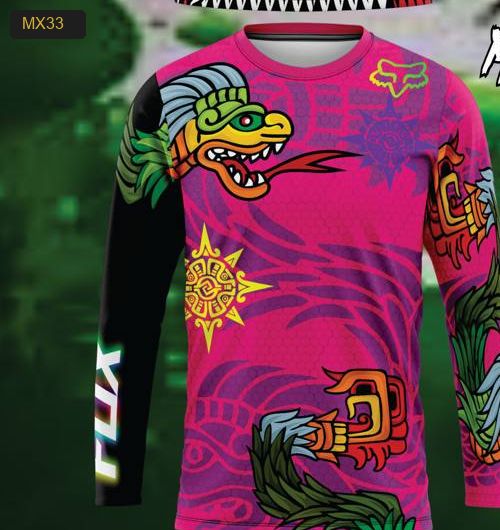 Playera Manga Larga Linea México Modelo MX33