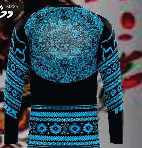 Playera Manga Larga Linea México - Modelo MX35