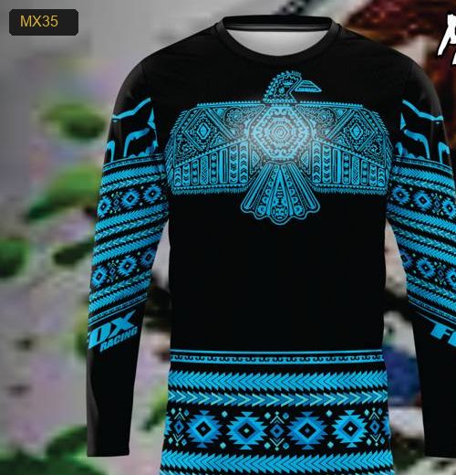 Playera Manga Larga Linea México Modelo MX35