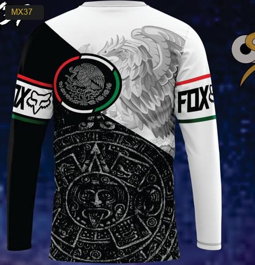 Playera Manga Larga Linea México - Modelo MX37