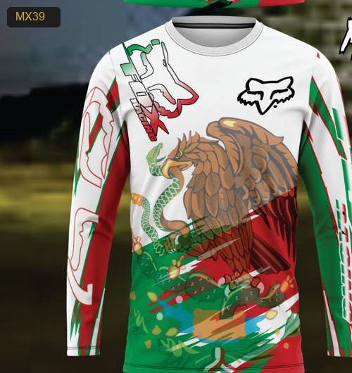 Playera Manga Larga Linea México Modelo MX39